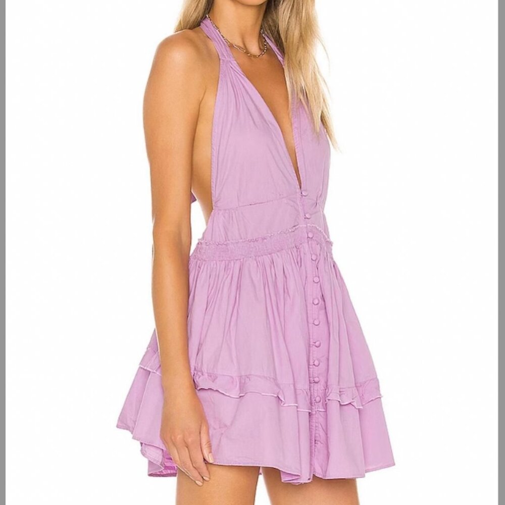 SOLD! Free People Sail Away Tunic Dress in Lilac!